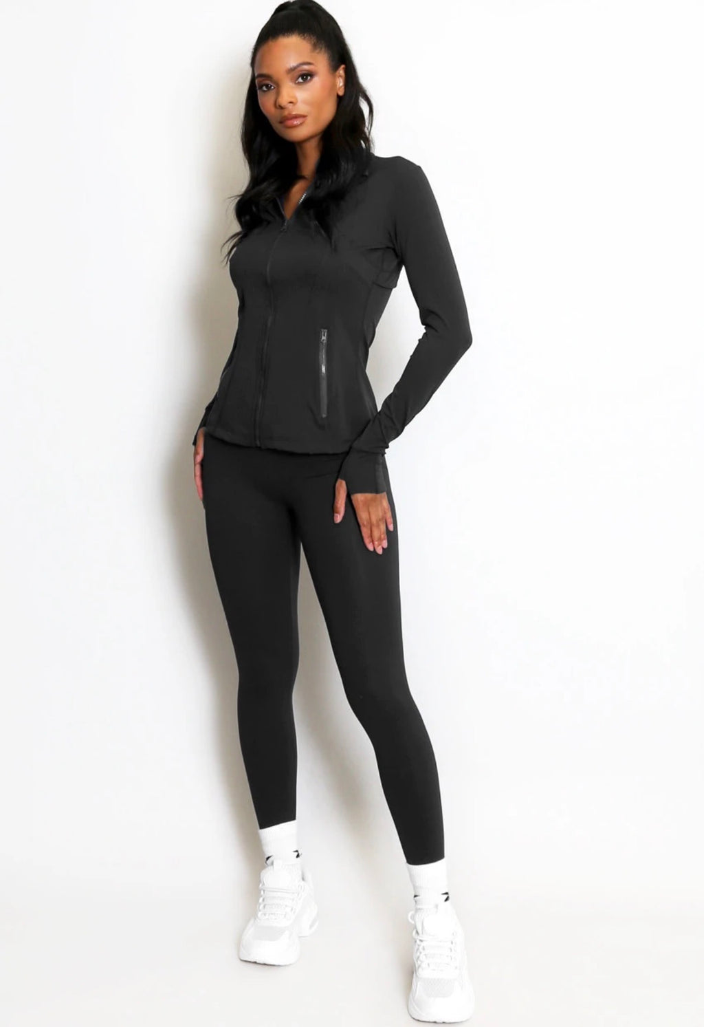 Sculpted Gym Jacket And Legging Set